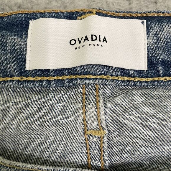 OVADIA NY Men's Light PAINT SPLATTER Skinny Fit Mid Rise Stretch Jeans 32 NWT - Picture 4 of 16